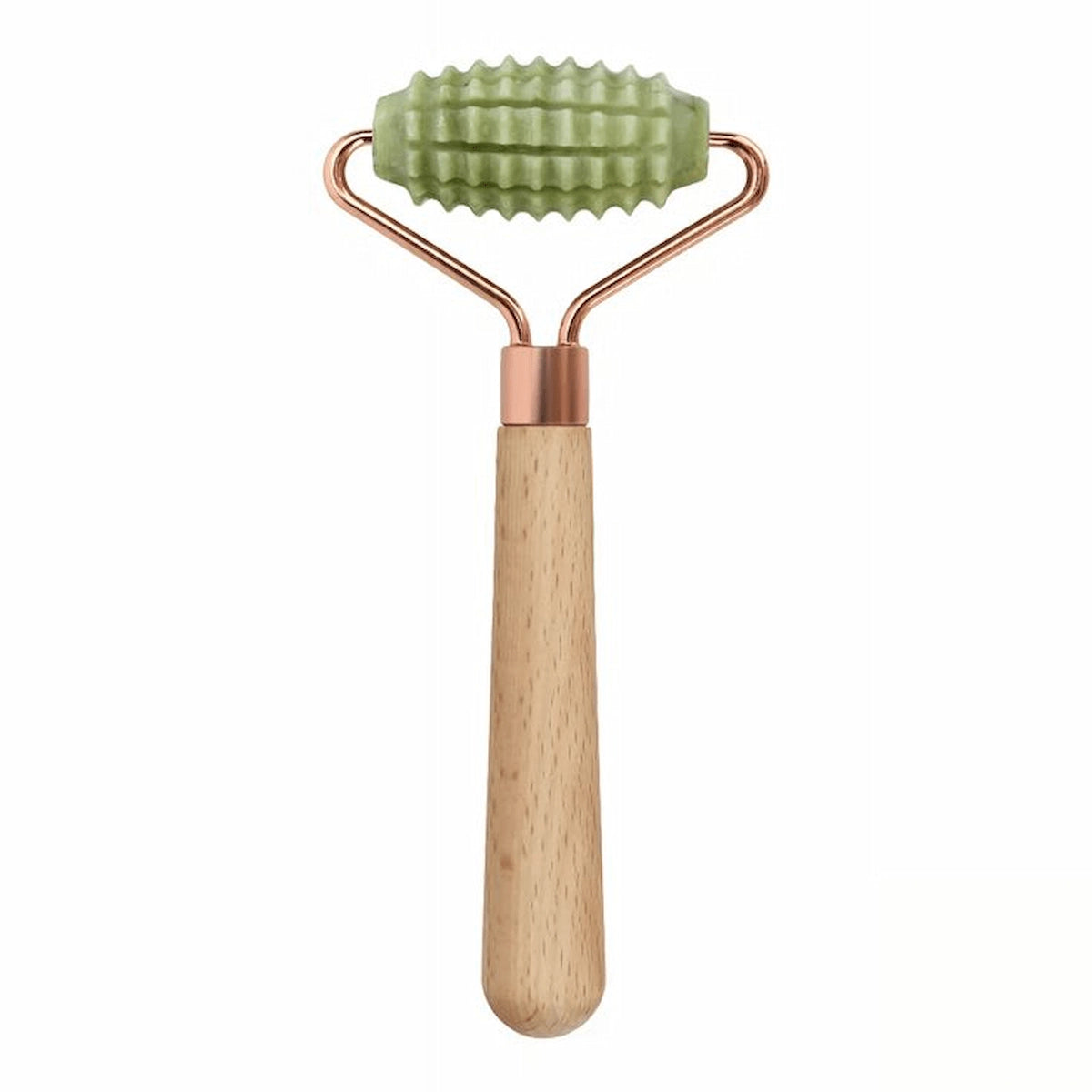 Facial & Body Jade Roller - Bamboo Handle