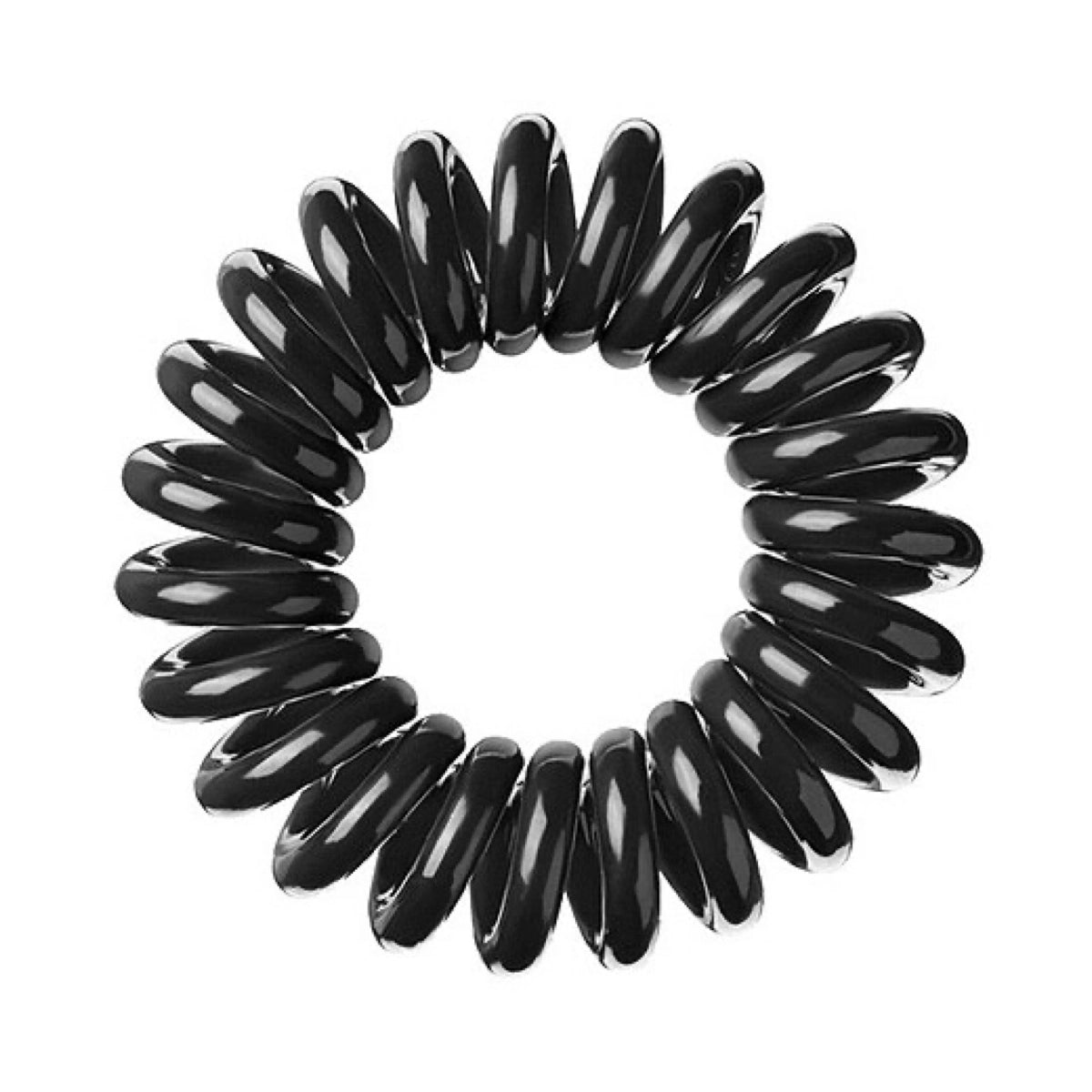 Elastic hair bands for ponytails, buns, and daily hair styling.
