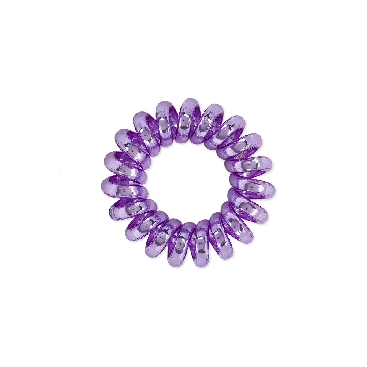 Stretchable hair elastics designed to reduce hair breakage.
