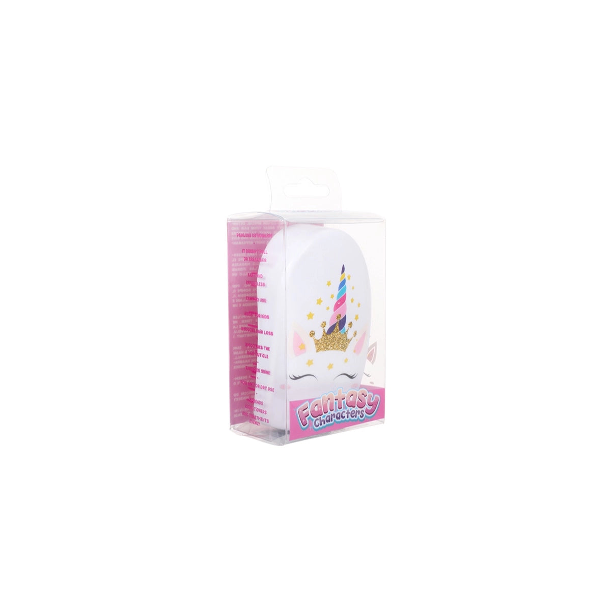 Small hair brush for detangling, smoothing, and maintaining healthy-looking hair every day.