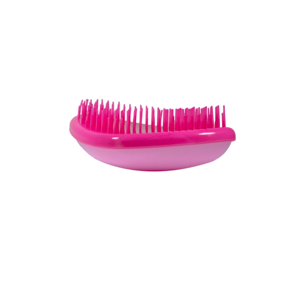 Small portable hair brush for quick styling and touch-ups.
